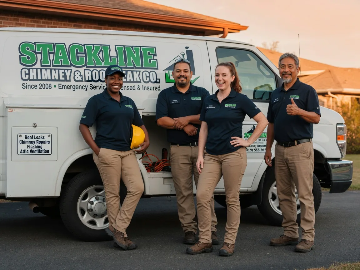Chimney flashing repair company in Castalia, NC